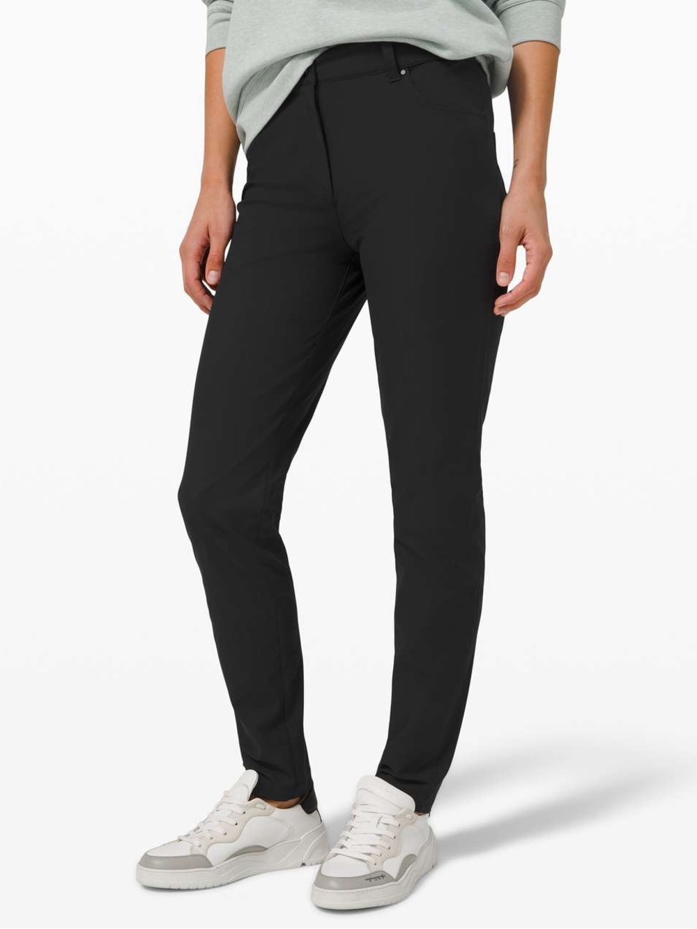 Lululemon Women's City Sleek 5 Pocket Everyday Pants in Black Size 8 - Picture 6 of 11